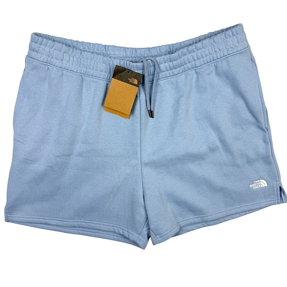 The North Face Evolution Sweat Short Size XXL Women Relax Fit Steel Blue - NEW